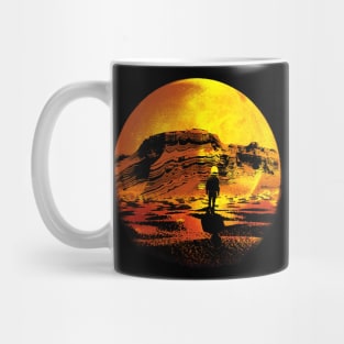 Mars Planet Astronaut Mug